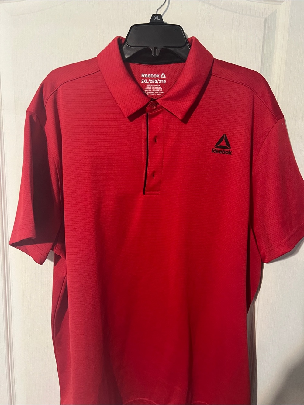 Reebok Men’s Red Performance Polo